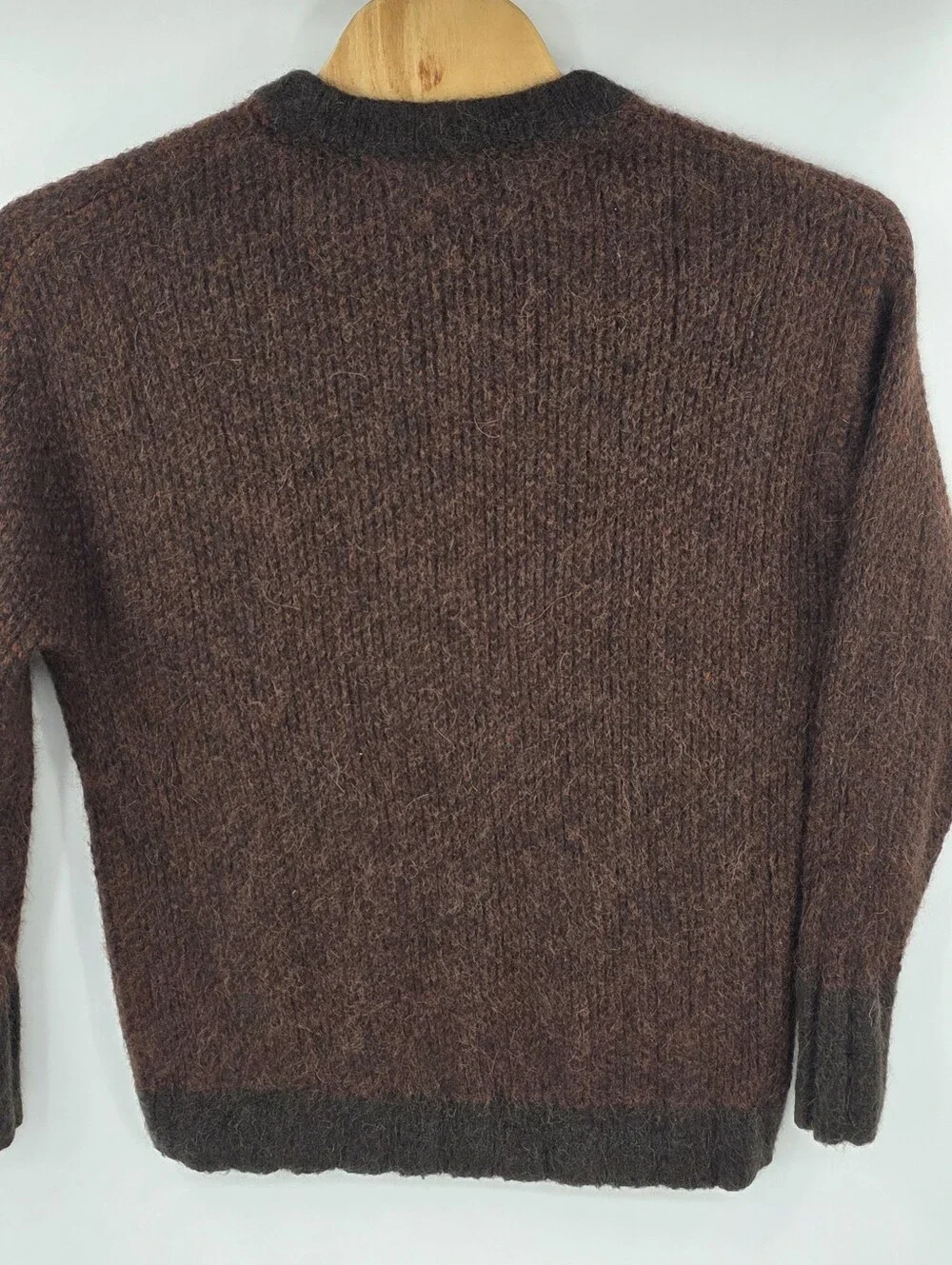 Banana Republic Alpaca Blend Brown Soft Pullover Sweater Men's Small NWOT
